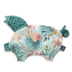 Kuschelschwein - boho palms - deep ozean