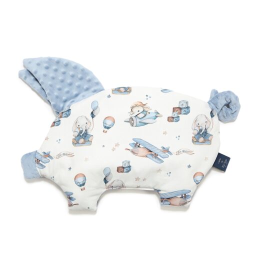 Kuschelschwein - simbo - wind blue