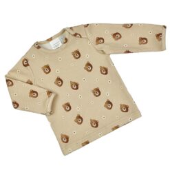 Langarmshirt - bären karamell