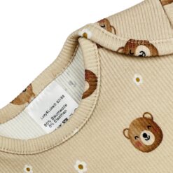 Alternative view of Langarmshirt - bären karamell