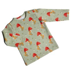 Langarmshirt - fuchs olive hell