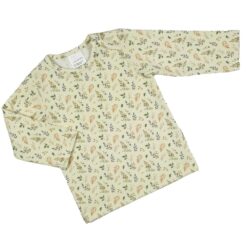 Langarmshirt - gräser pastellgelb