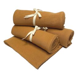 Alternative view of Sommerdecke - Waffeljersey cognac