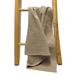 Sommerdecke - Waffeljersey beige