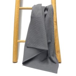 Sommerdecke - Waffeljersey steingrau