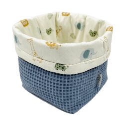 Utensilio - jeansblau Dschungeltiere