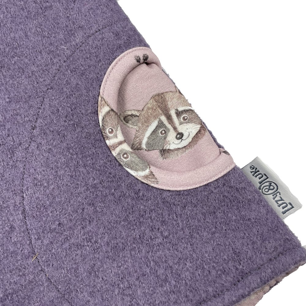 Walkjacke - lila – Bild 3